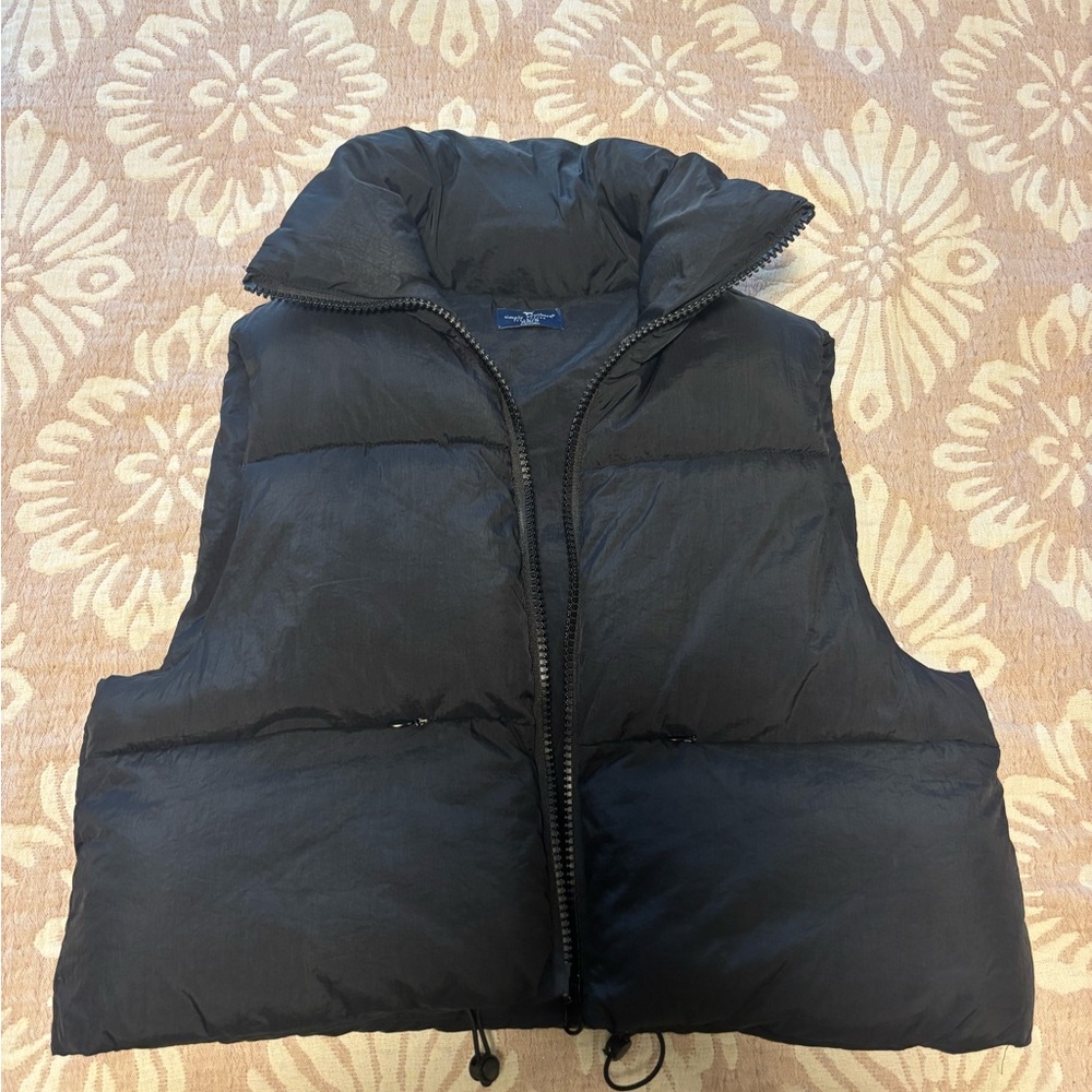 Simply Southern Black Puffer Vest